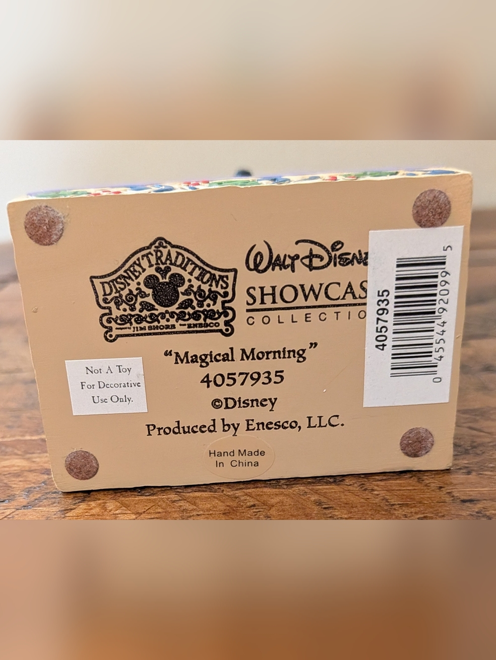 Disney Traditions Jim Shore Mickey Mouse Magical Morning Like New - Picture 5 of 5